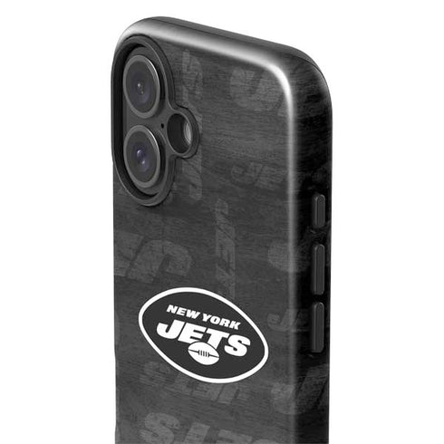 NFL New York Jets Black & White iPhone 16 Impact Case